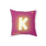 Banana Potassium Square Throw Pillow