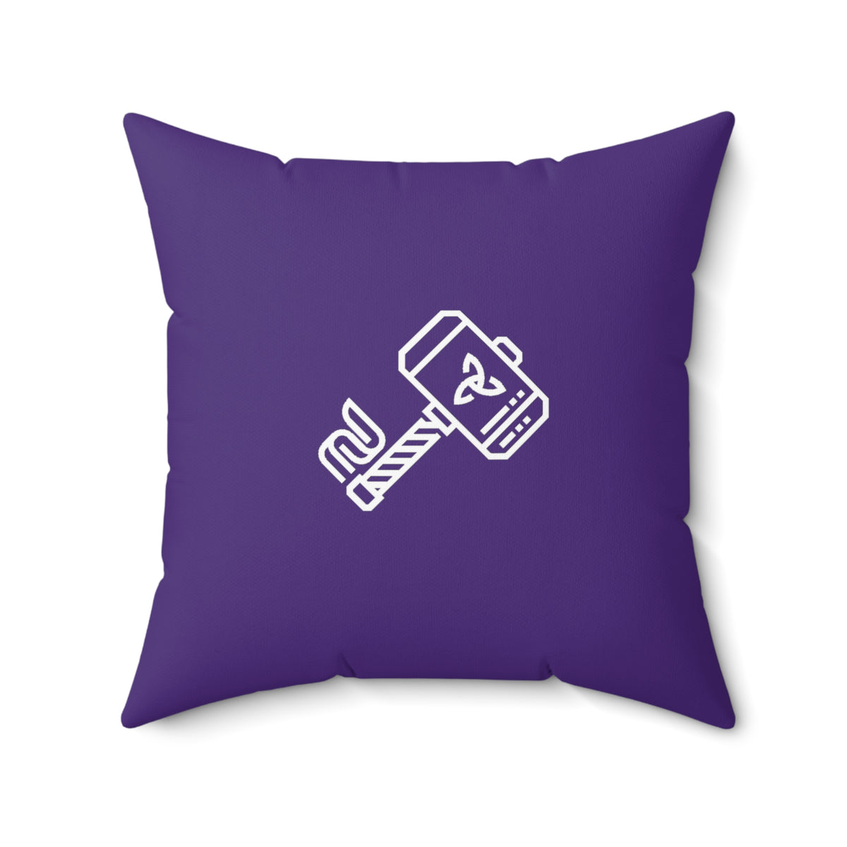 Mjolnir Thorium Square Throw Pillow