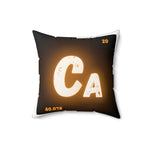 "Bone"-afide Calcium Square Throw Pillow