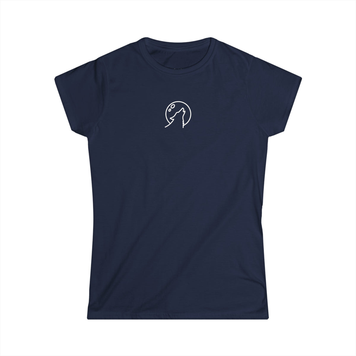 Women's Moonlit Howl Tungsten (Wolfram) Cotton T-Shirt