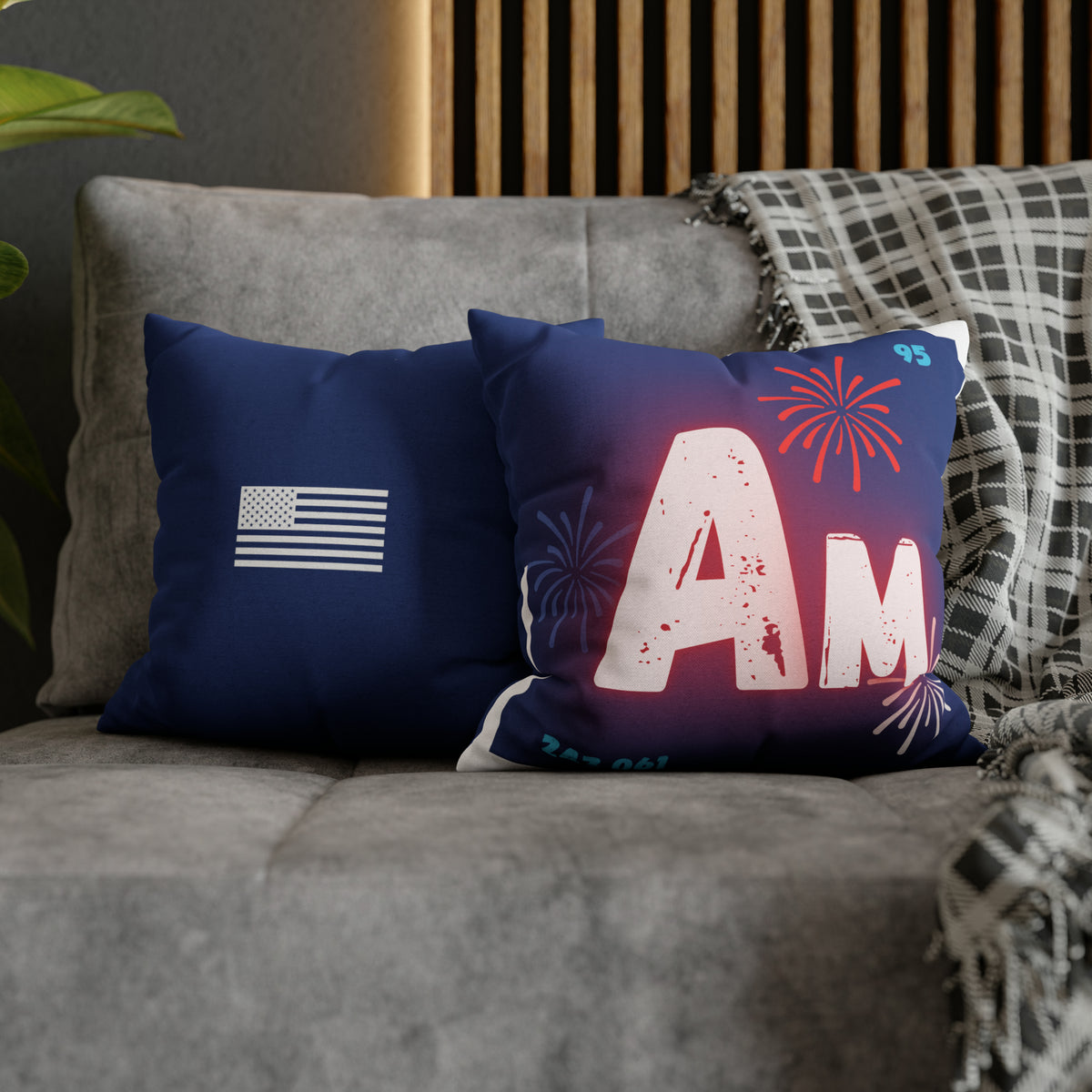 'Merica Americium Square Pillow Case