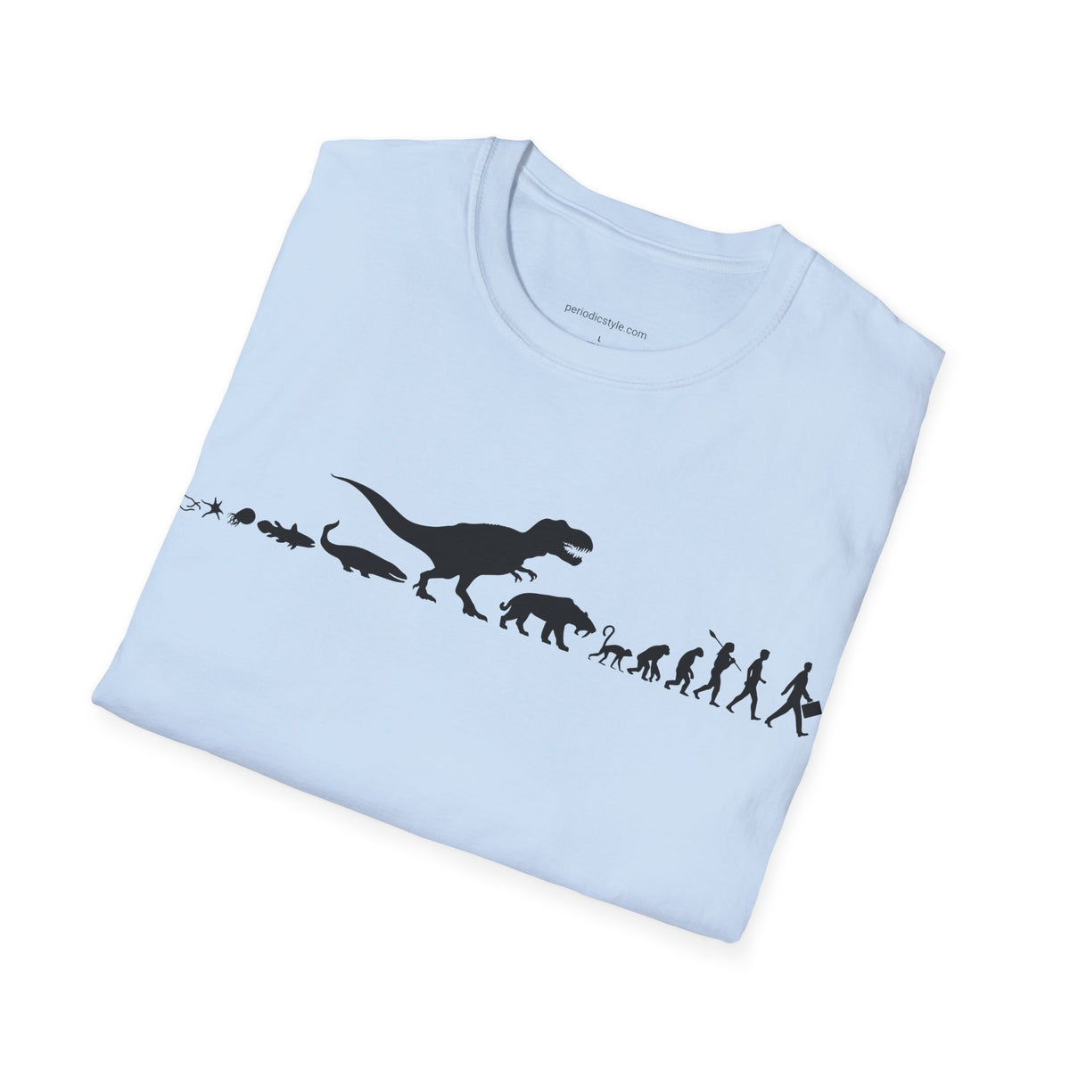 Evolution Timeline Cotton T-shirt