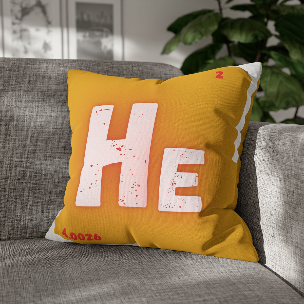 Square Pillow Case - Helium