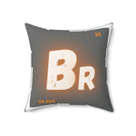 Bro Meme Bromine Square Throw Pillow