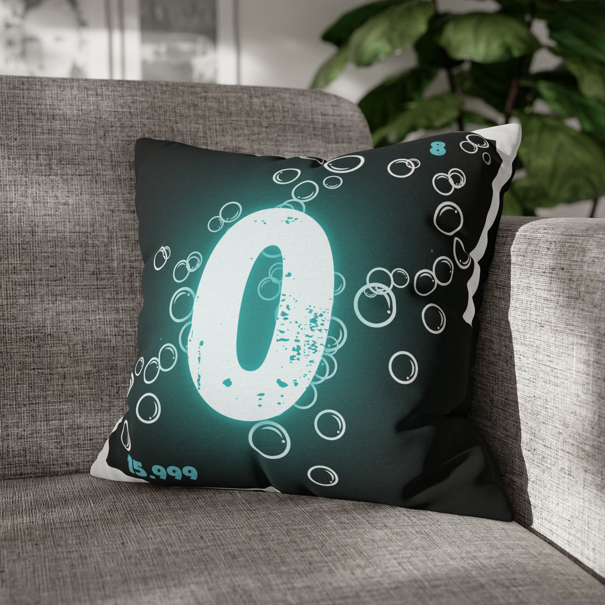 Square Pillow Case - Oxygen