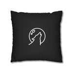 Moonlit Howl Tungsten (Wolfram) Square Pillow Case