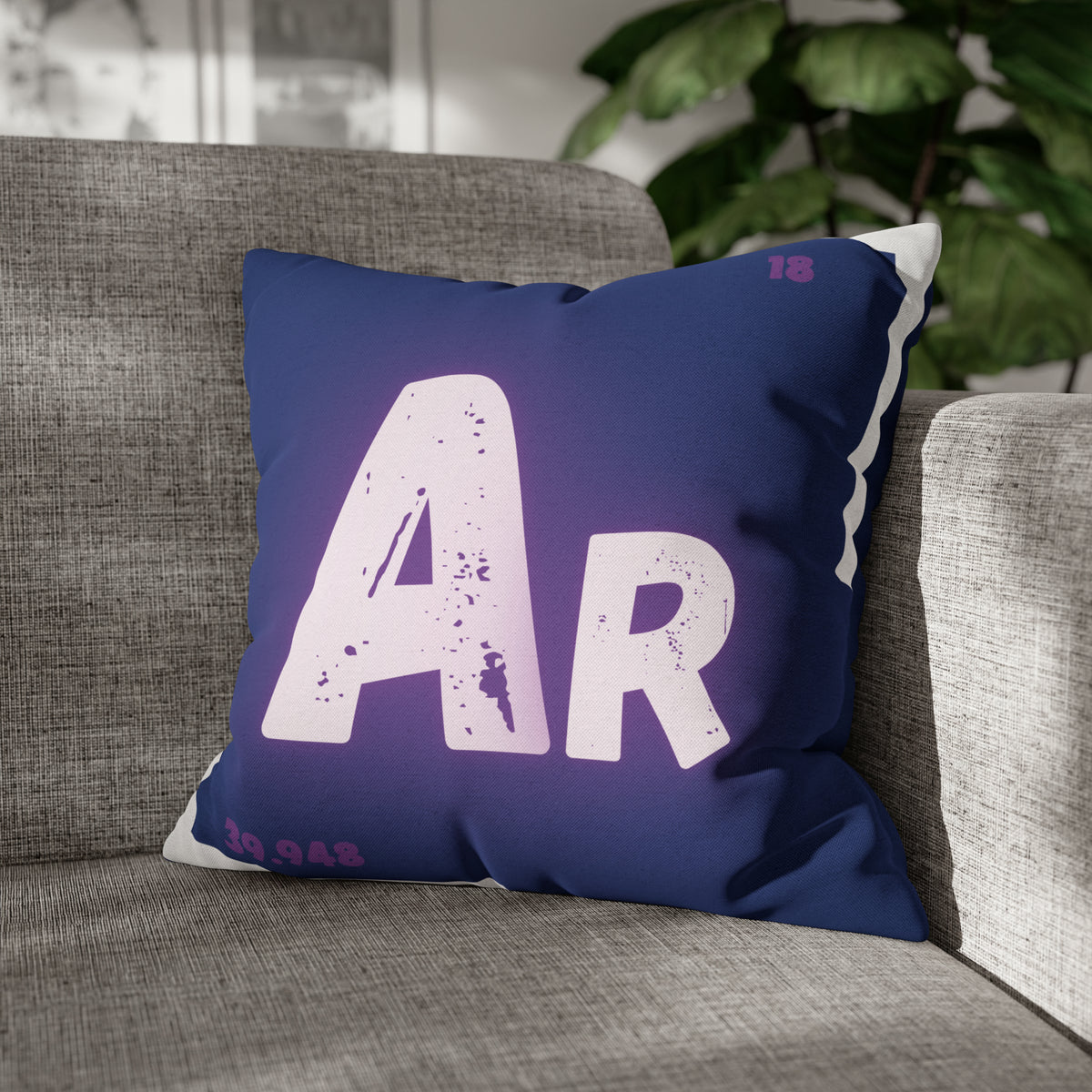 Square Pillow Case - Argon