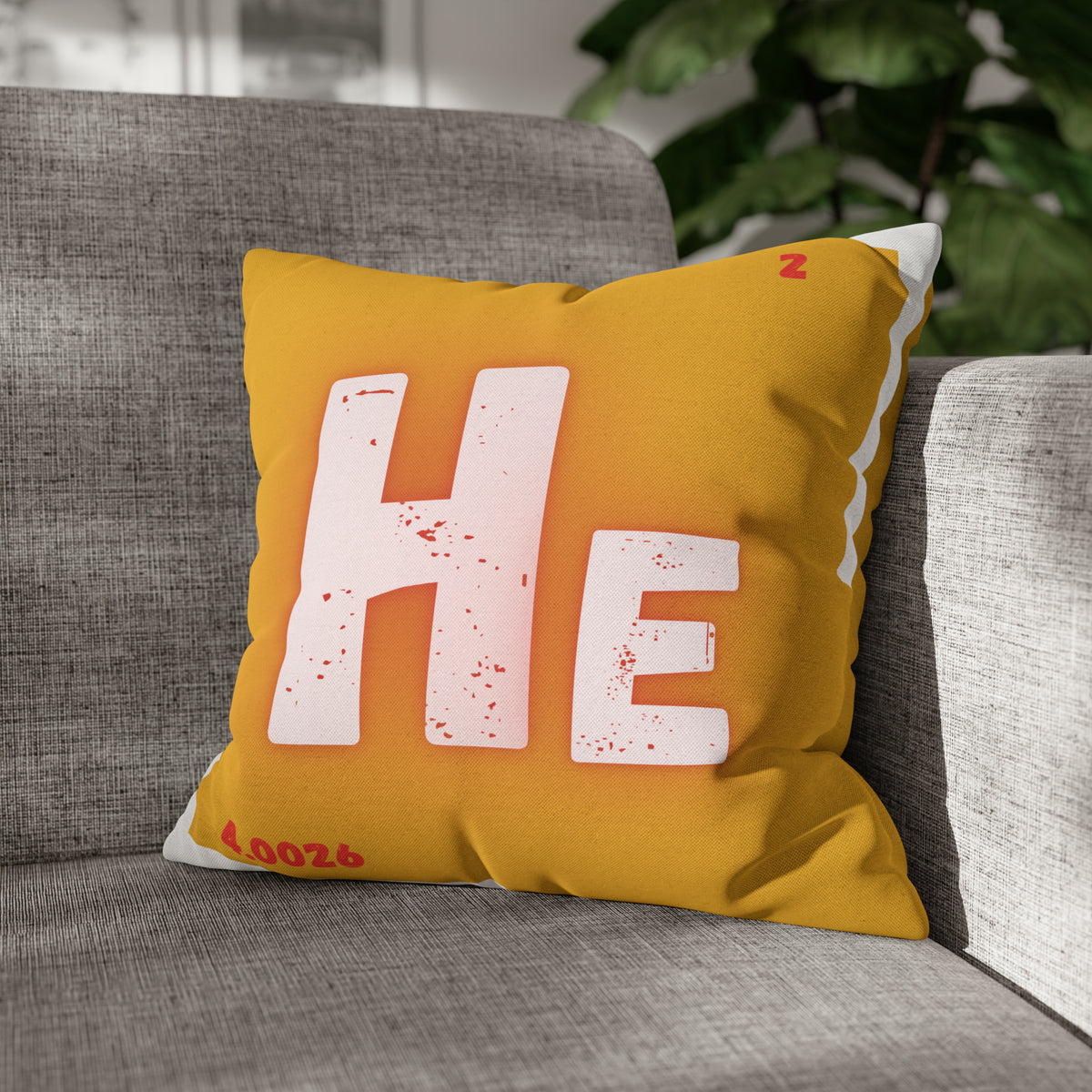 Square Pillow Case - Helium