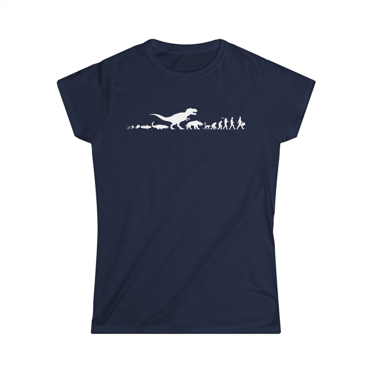 Women's Evolution Timeline Cotton T-Shirt