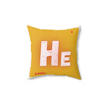 Balloon (Pop!) Helium Square Throw Pillow