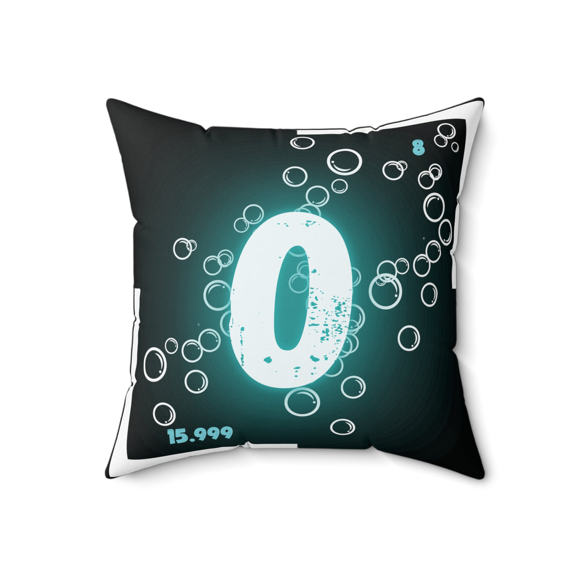 Red Cell Oxygen Square Throw Pillow