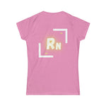 Women's Caution Radon Cotton T-Shirt