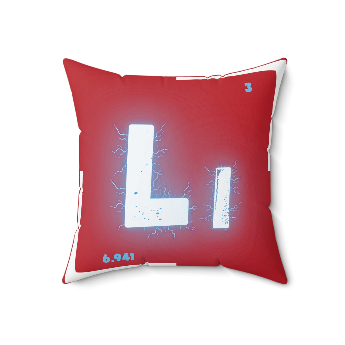 Big Boy Battery Lithium Square Throw Pillow