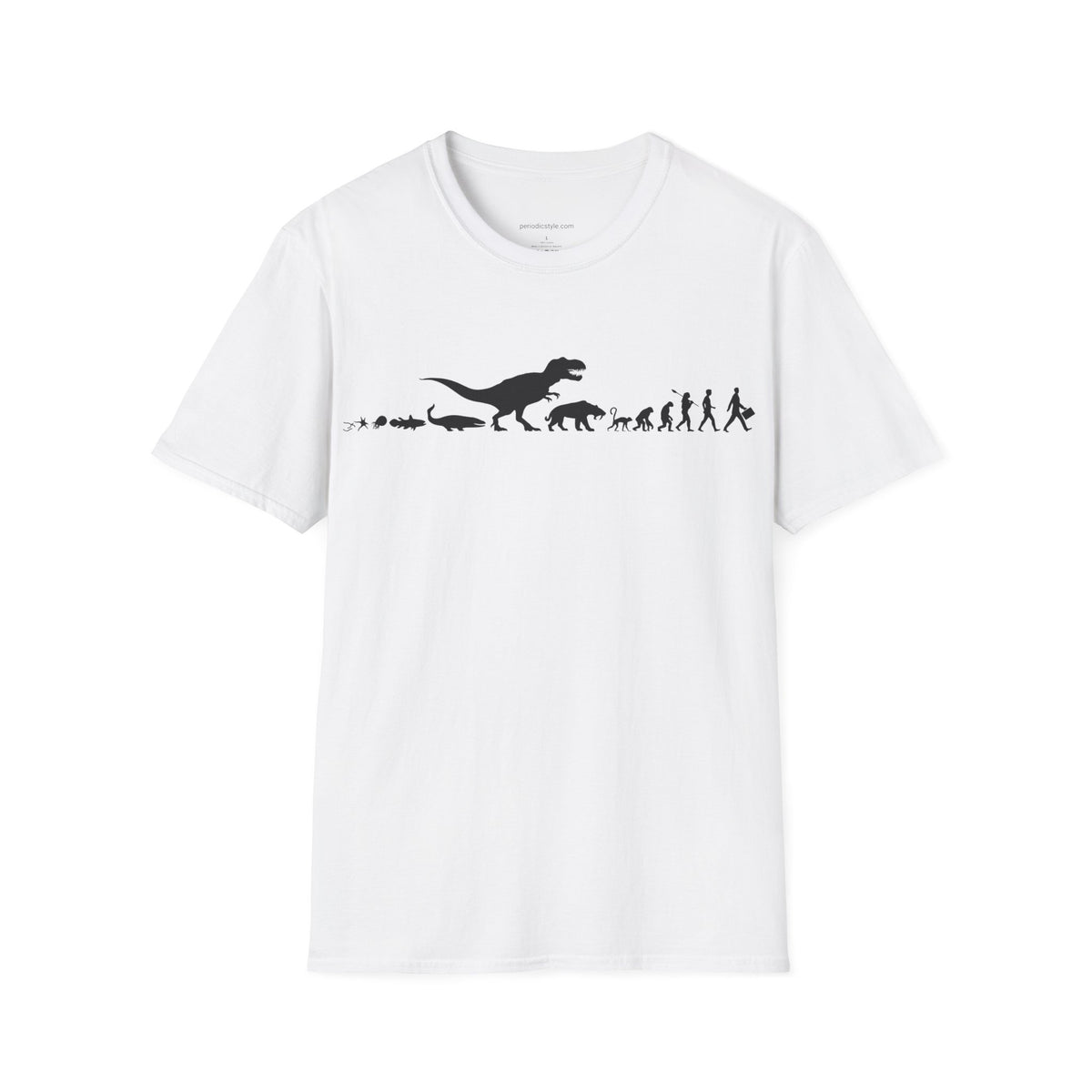 Evolution Timeline Cotton T-shirt