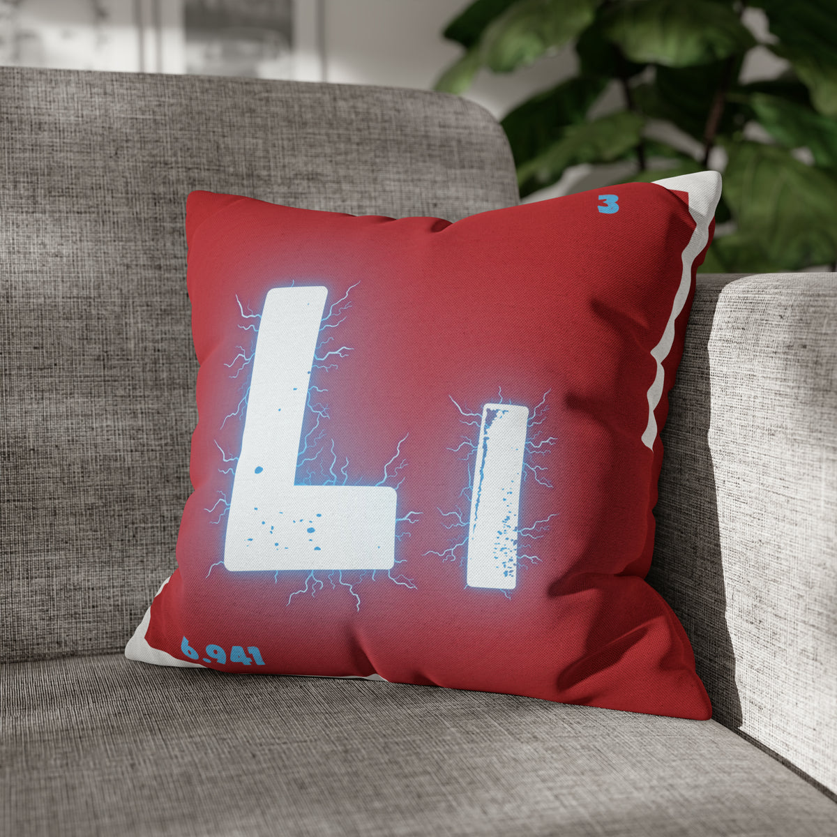 Square Pillow Case - Lithium