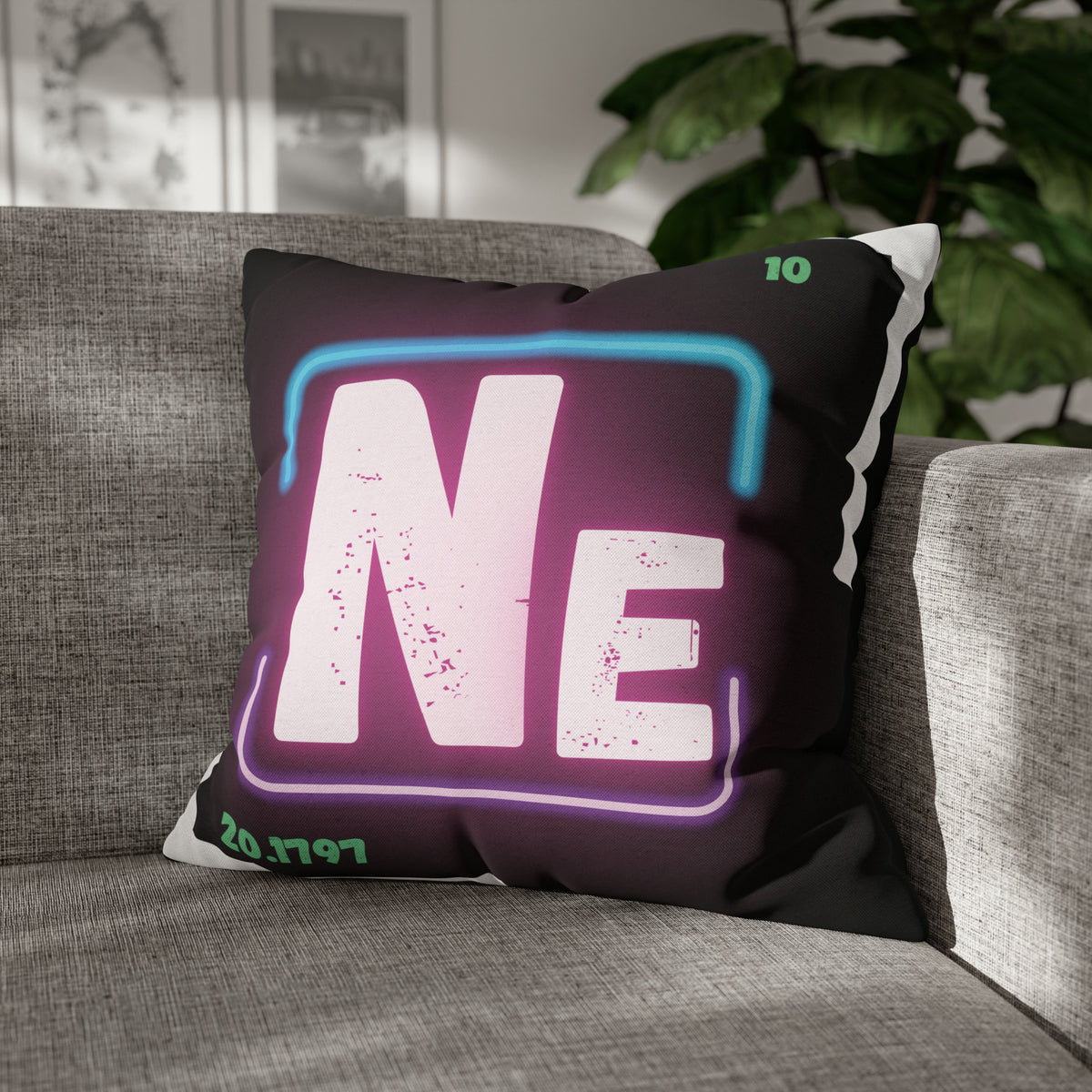 Square Pillow Case - Neon