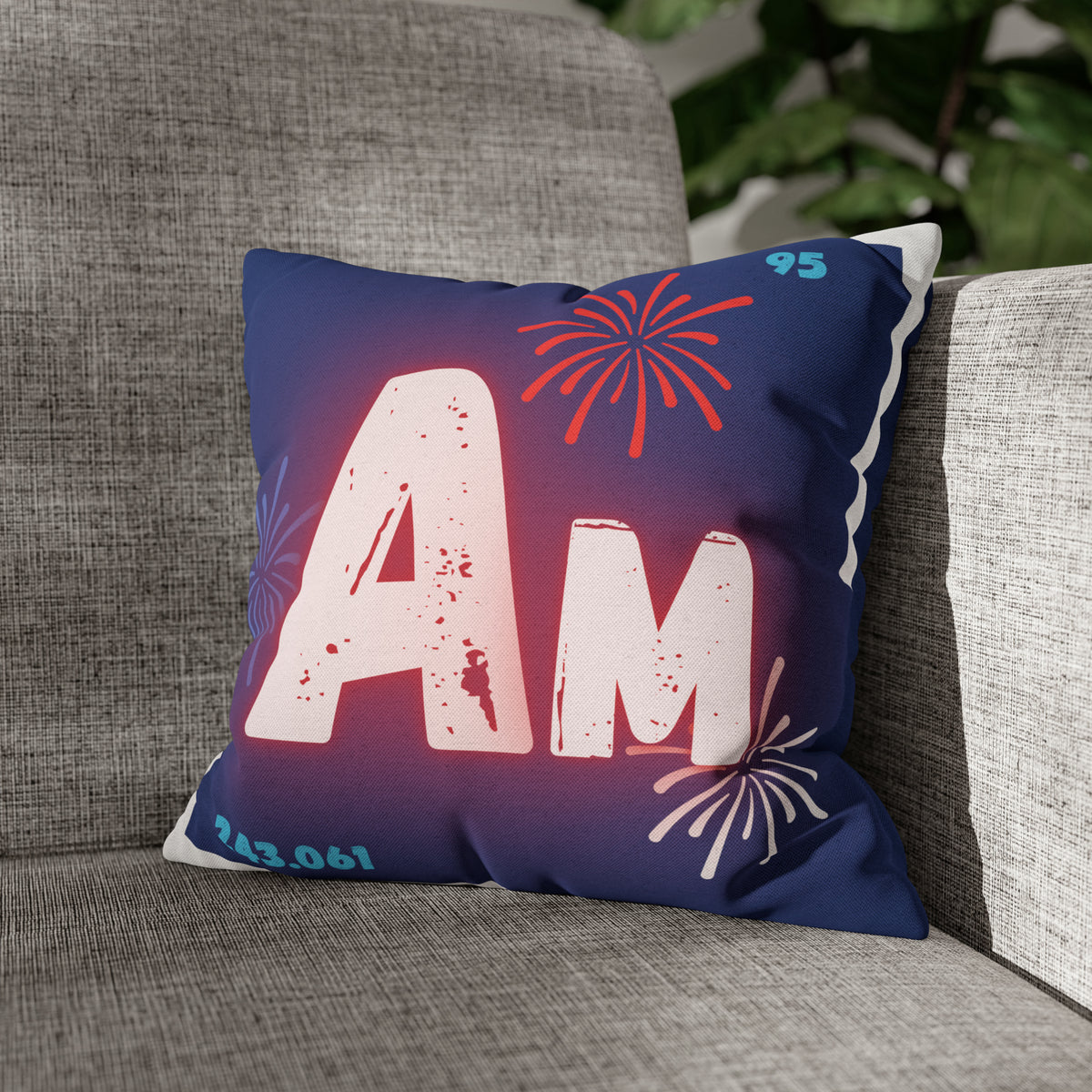 'Merica Americium Square Pillow Case