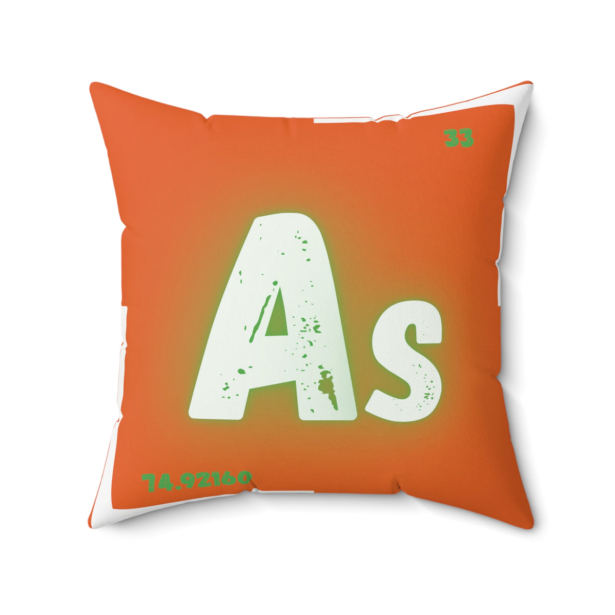 Devilish Poison Arsenic Square Throw Pillow