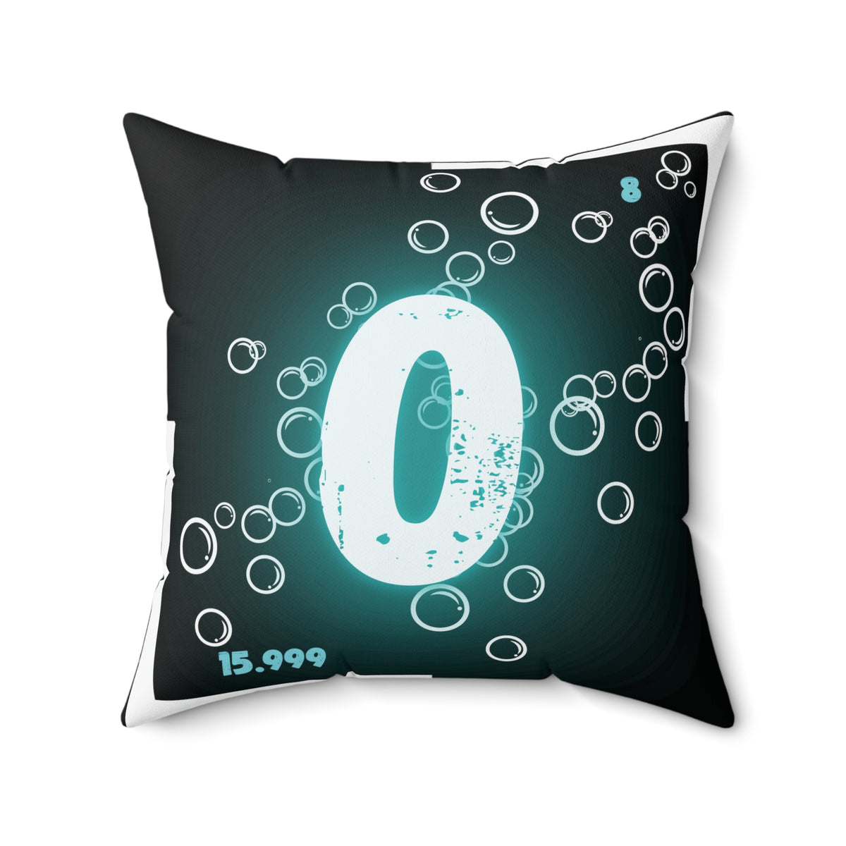 Red Cell Oxygen Square Throw Pillow