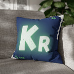 Square Pillow Case - Krypton