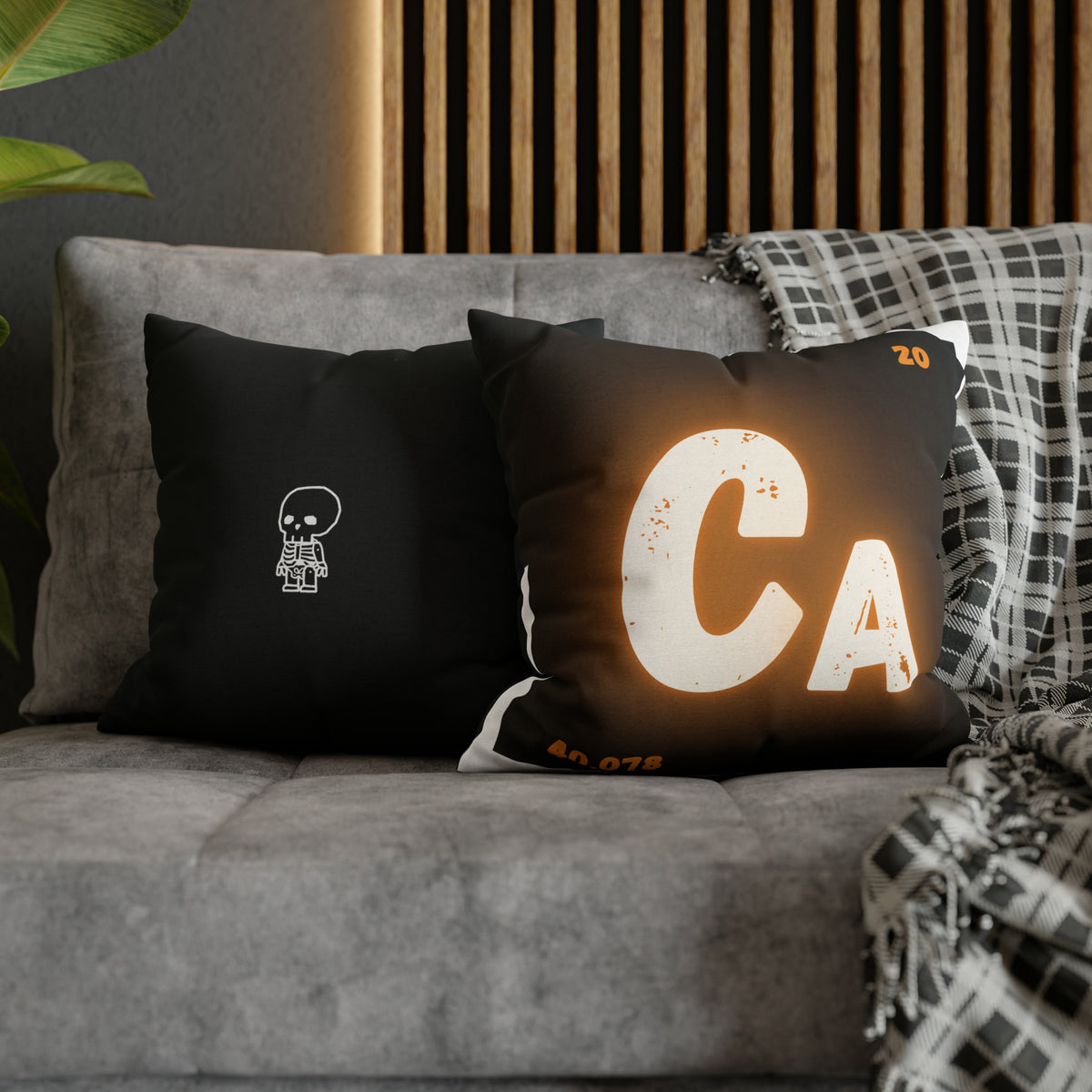 Square Pillow Case - Calcium