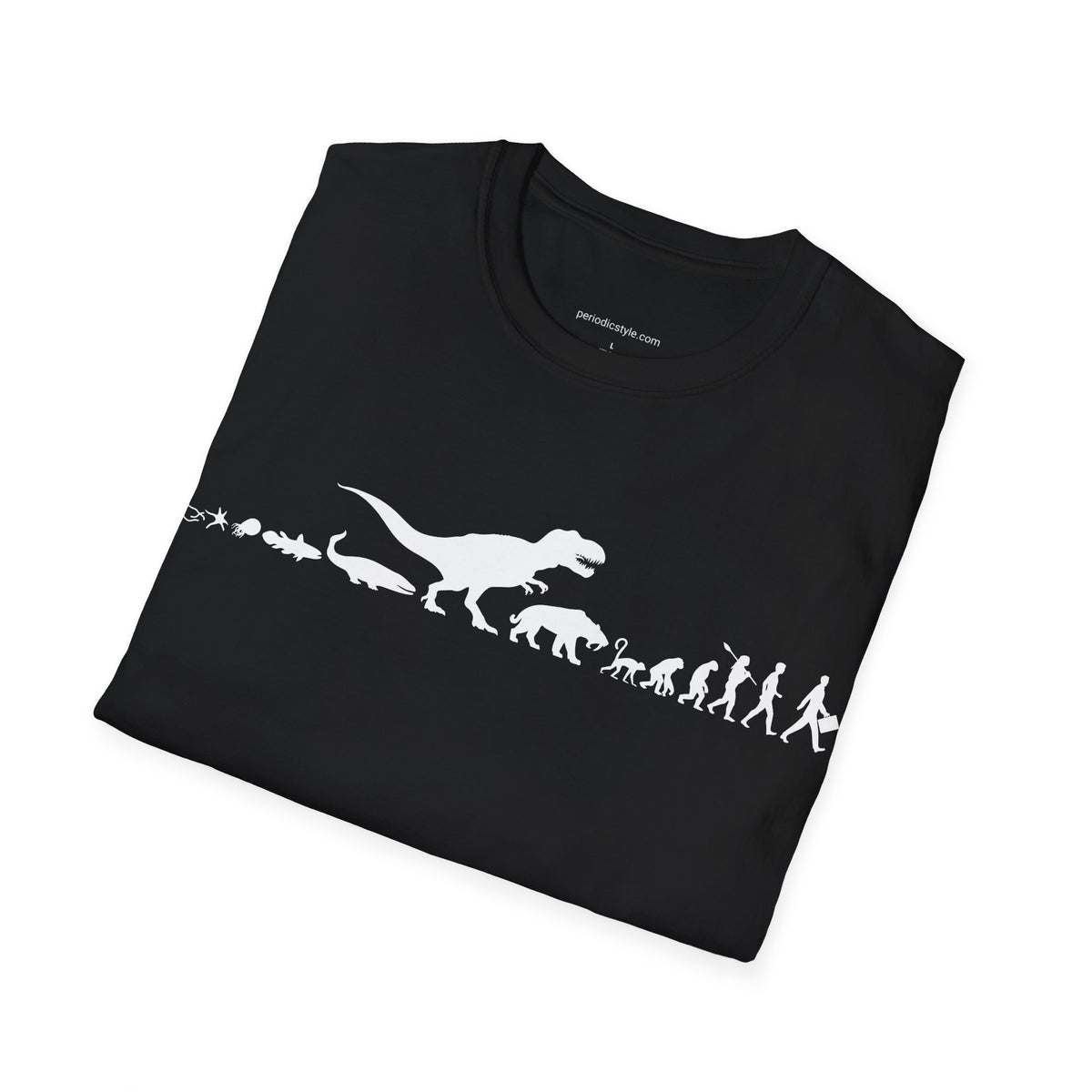 Evolution Timeline Cotton T-shirt