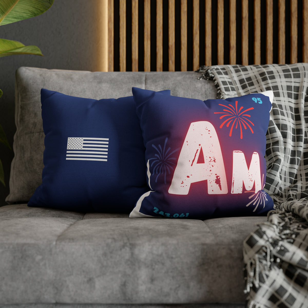 'Merica Americium Square Pillow Case