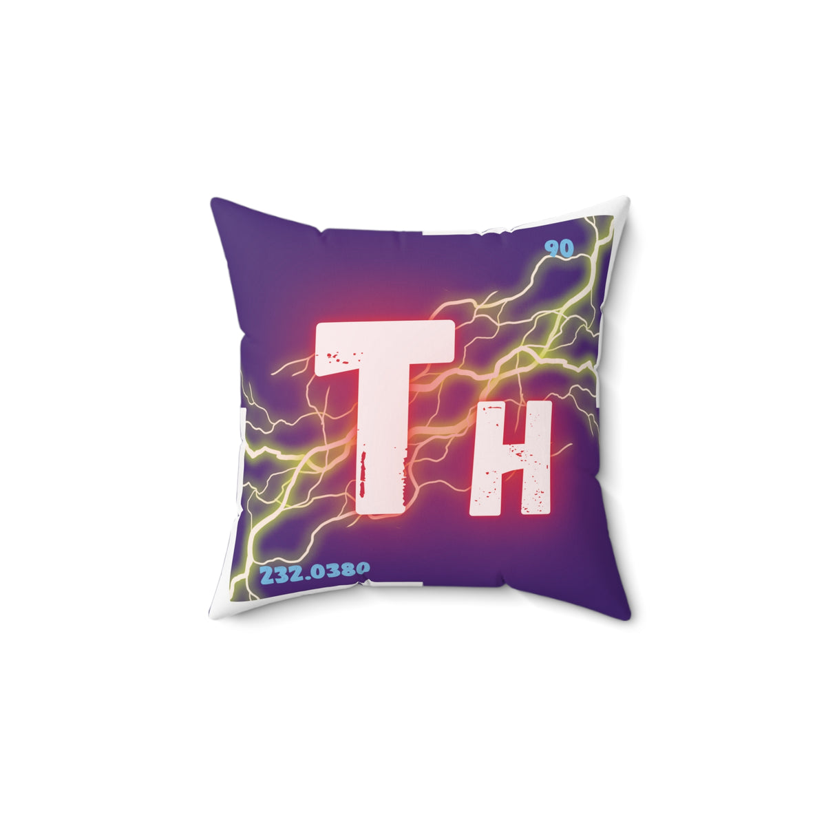 Mjolnir Thorium Square Throw Pillow