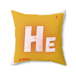 Balloon (Pop!) Helium Square Throw Pillow