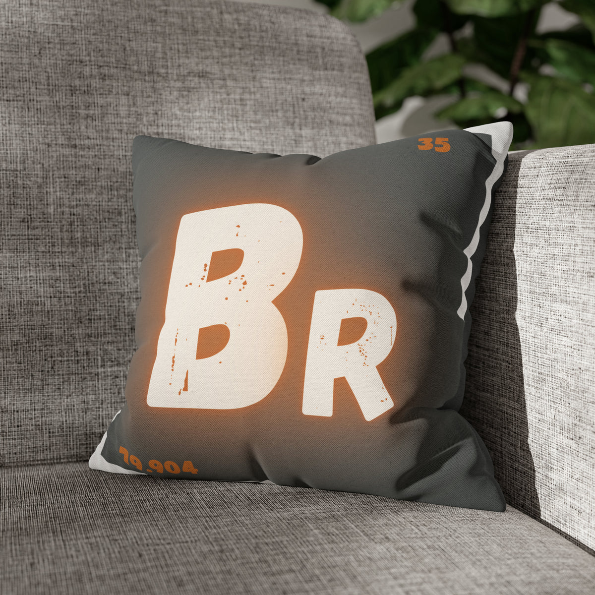 Square Pillow Case - Bromine