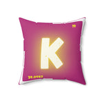 Banana Potassium Square Throw Pillow