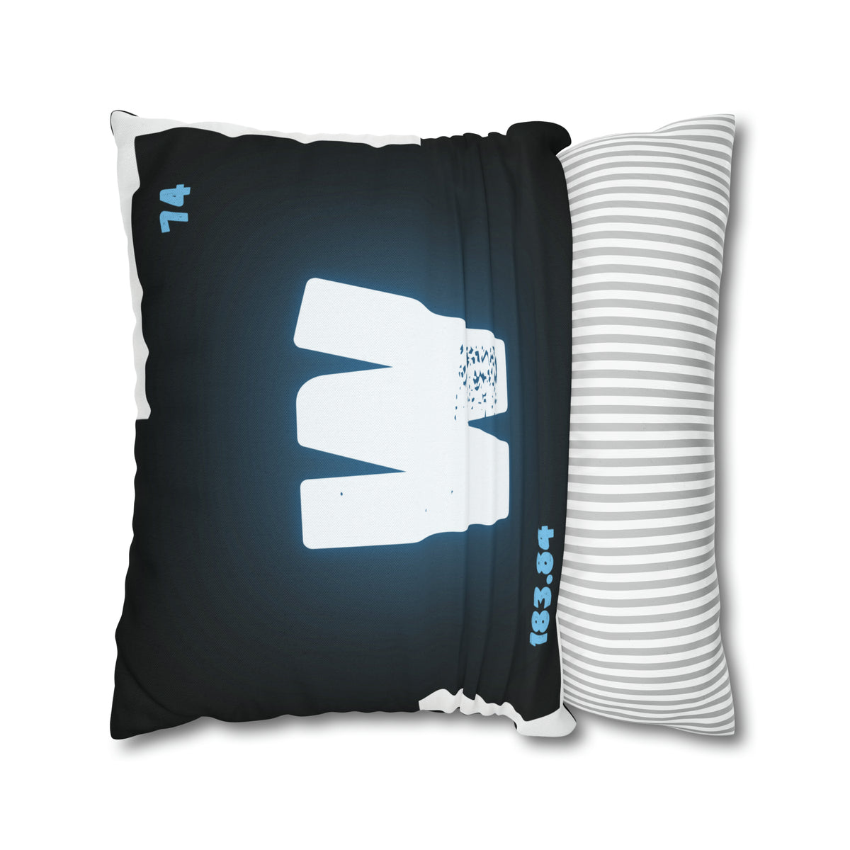 Moonlit Howl Tungsten (Wolfram) Square Pillow Case