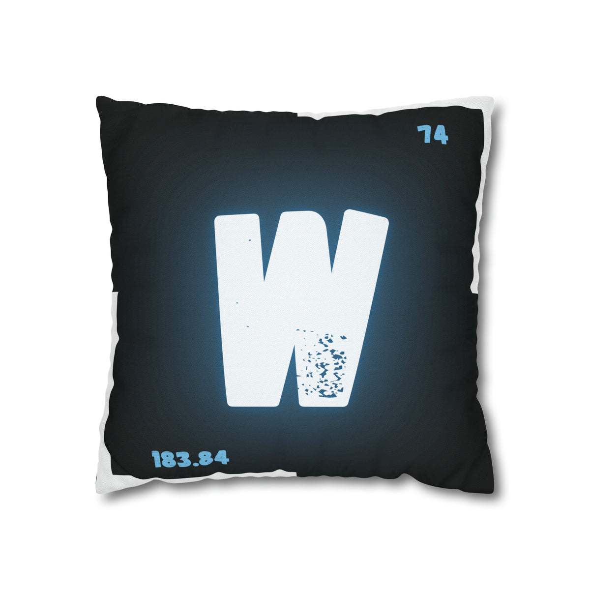 Moonlit Howl Tungsten (Wolfram) Square Pillow Case