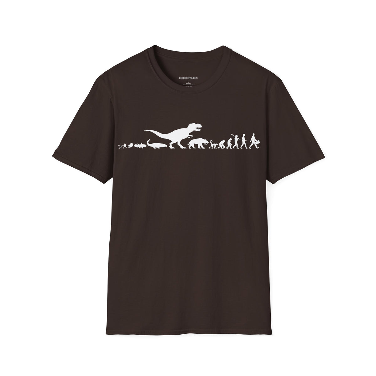 Evolution Timeline Cotton T-shirt