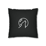 Moonlit Howl Tungsten (Wolfram) Square Pillow Case