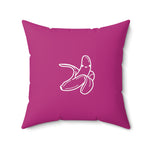 Banana Potassium Square Throw Pillow