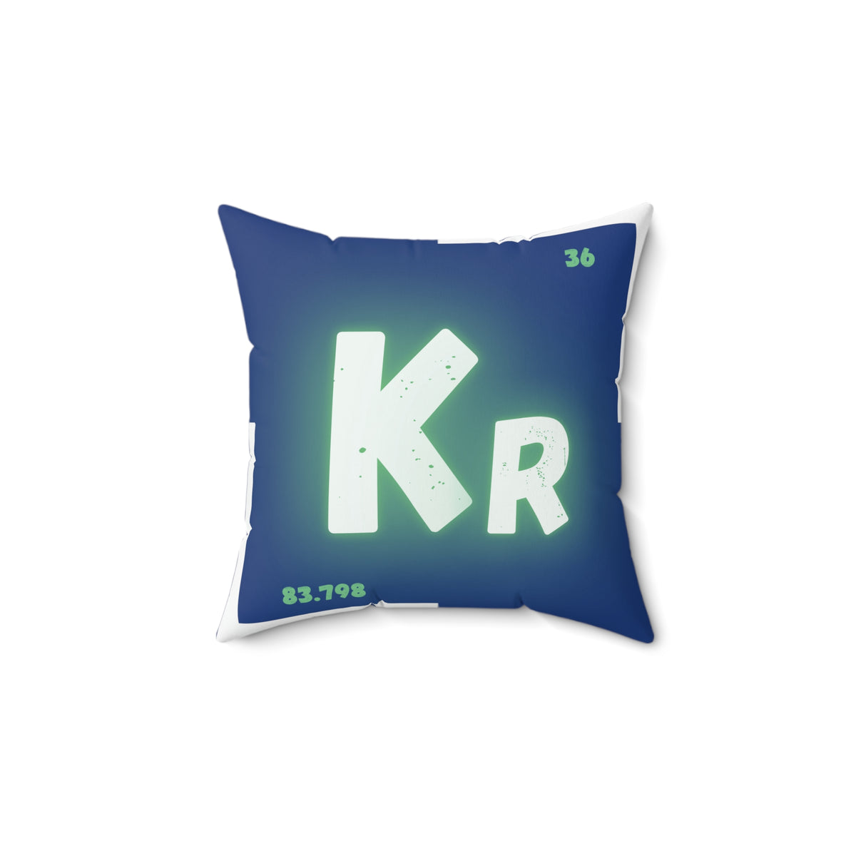 Super Logo Krypton Square Throw Pillow