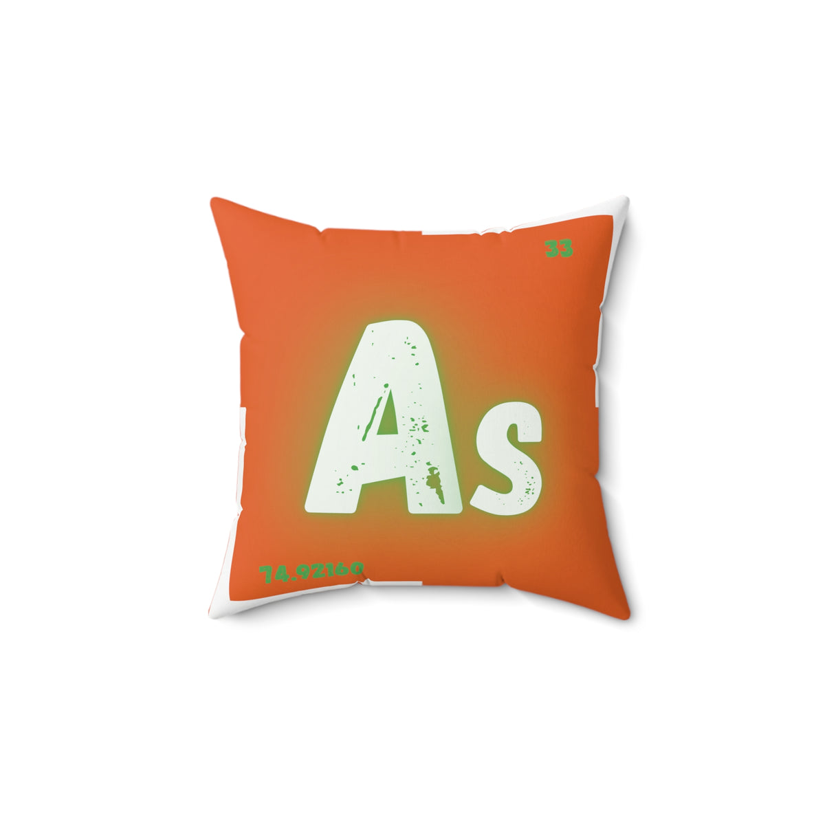 Devilish Poison Arsenic Square Throw Pillow