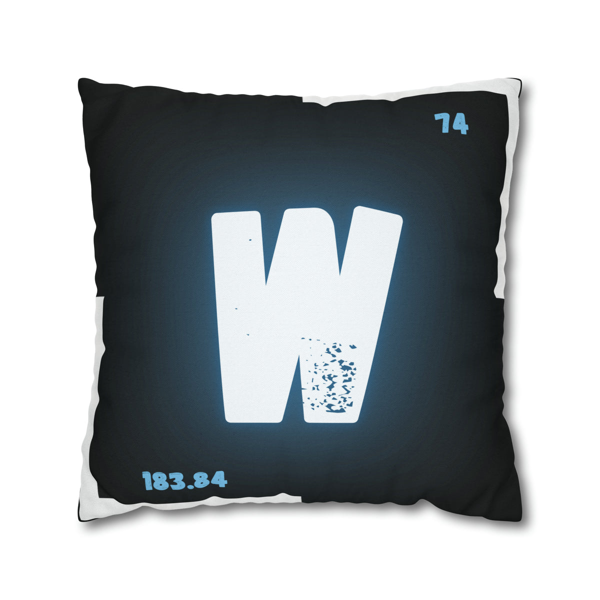 Moonlit Howl Tungsten (Wolfram) Square Pillow Case