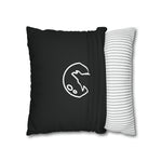 Moonlit Howl Tungsten (Wolfram) Square Pillow Case