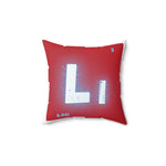 Big Boy Battery Lithium Square Throw Pillow