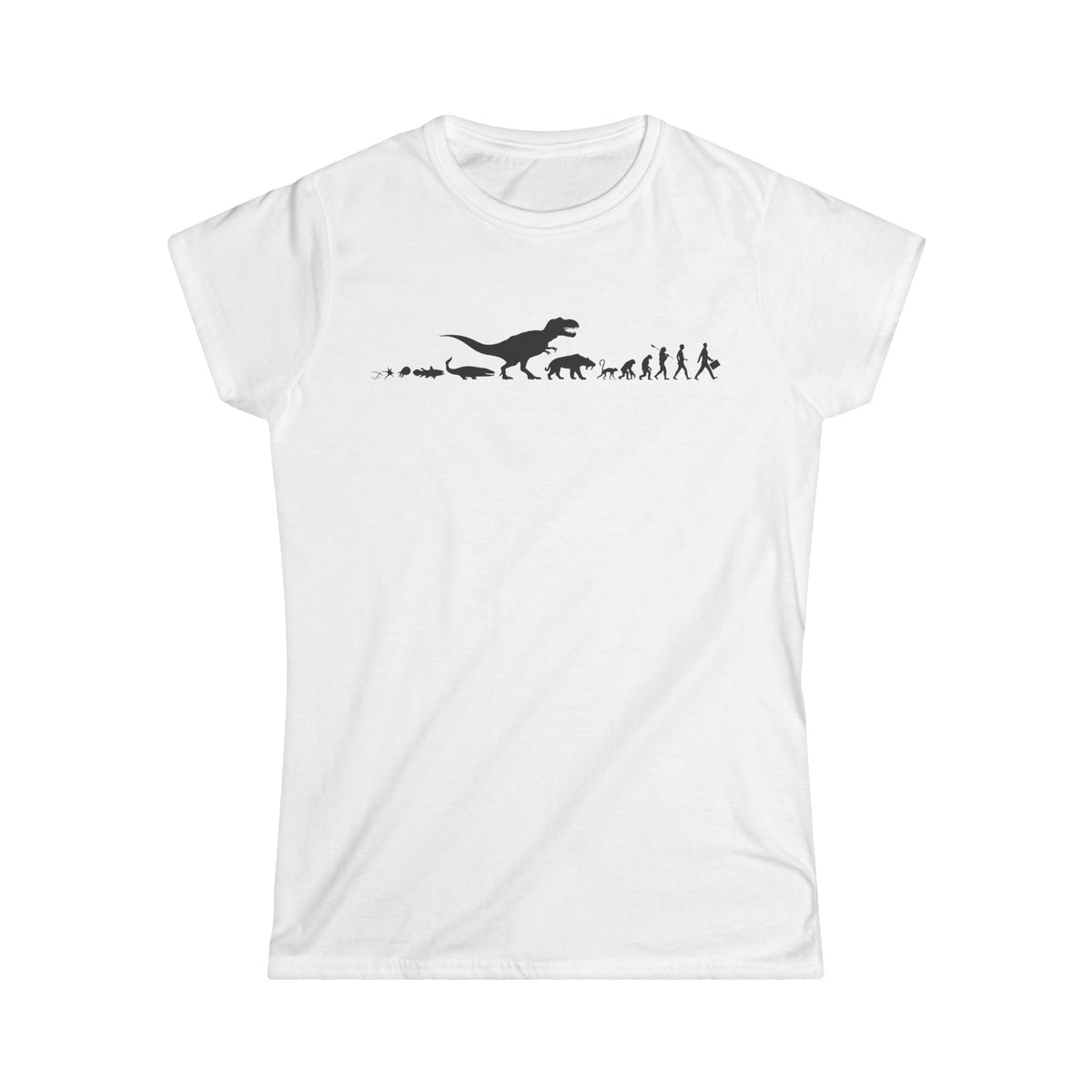 Women's Evolution Timeline Cotton T-Shirt