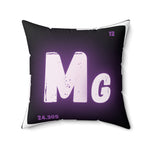 Photo Bomb Magnesium Square Throw Pillow