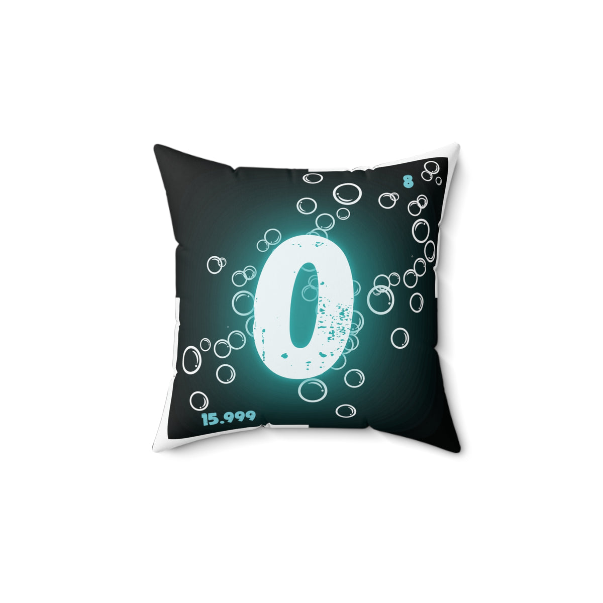 Red Cell Oxygen Square Throw Pillow