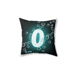 Red Cell Oxygen Square Throw Pillow