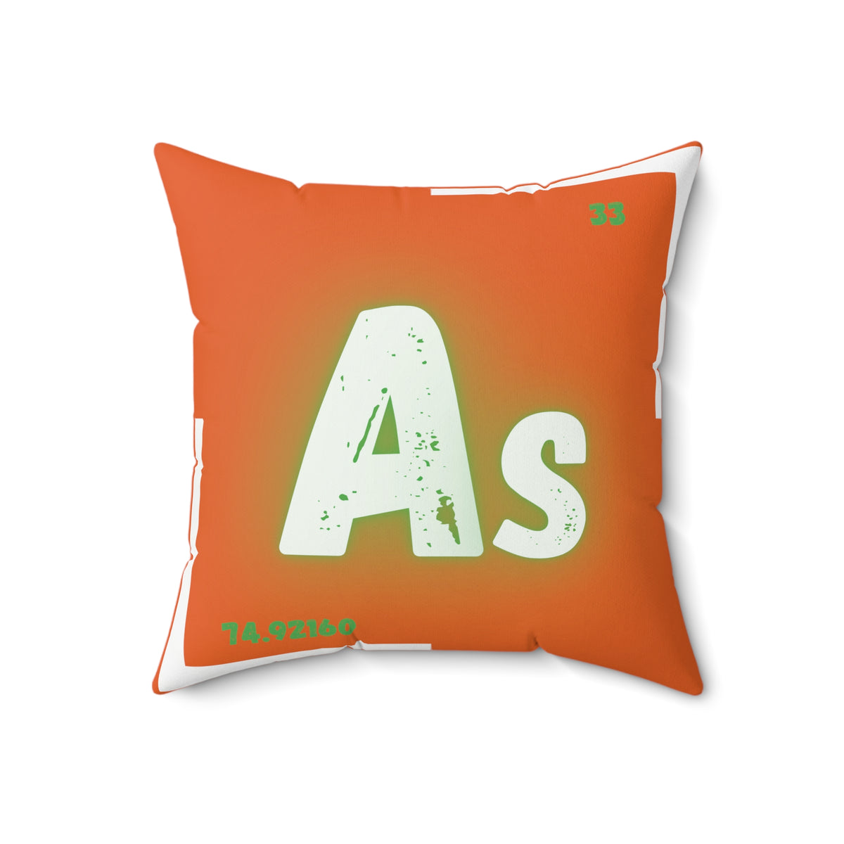 Devilish Poison Arsenic Square Throw Pillow