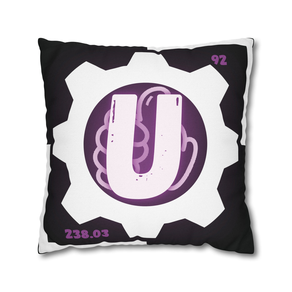 Square Pillow Case - Uranium