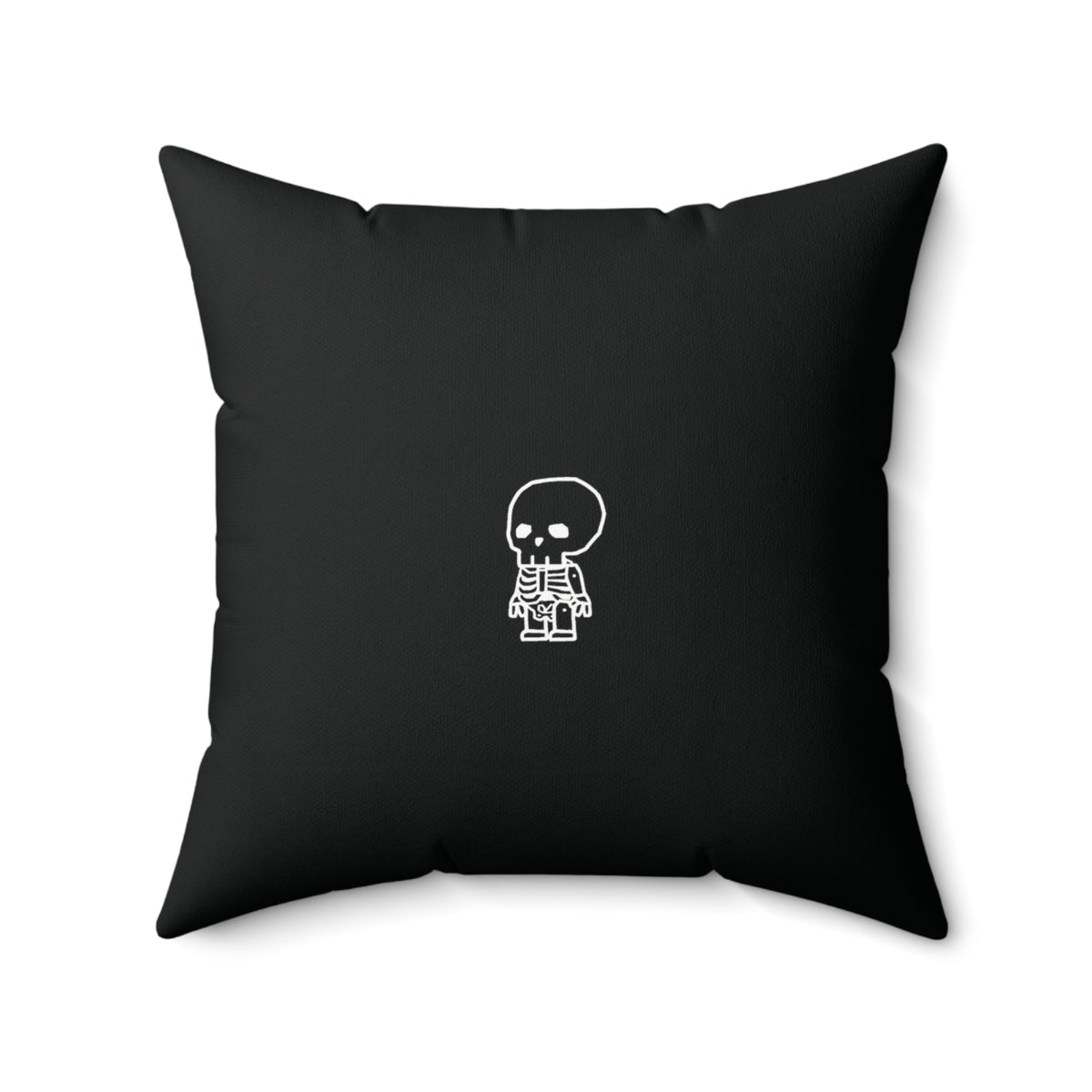 "Bone"-afide Calcium Square Throw Pillow