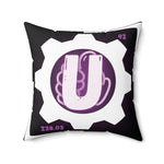 Fallout Uranium Square Throw Pillow