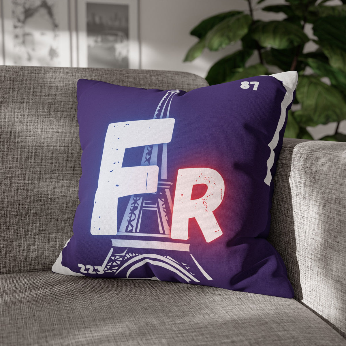 Francium "Viva la France!" Square Pillow Case